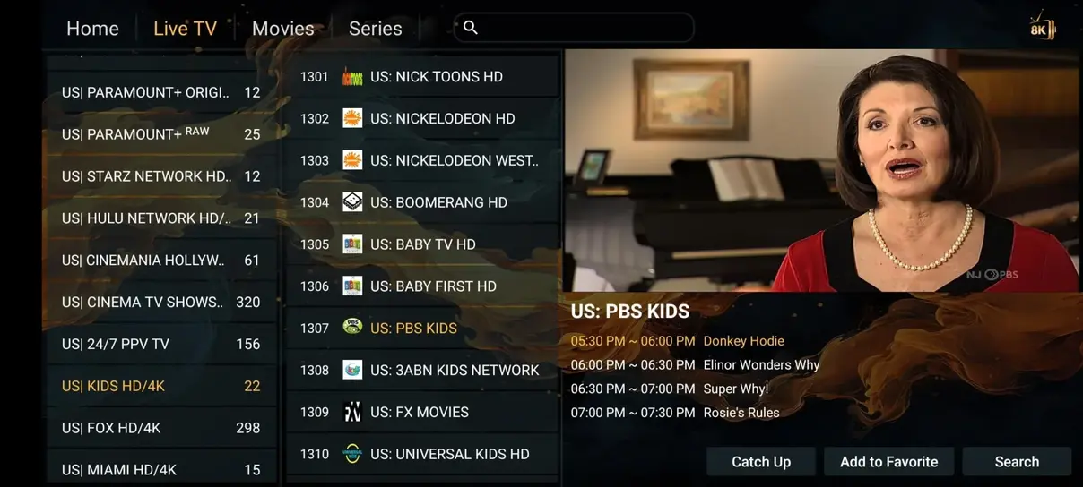 Layerseven TV IPTV app preview 1